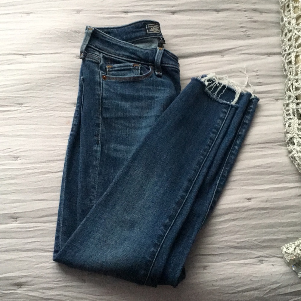 A&F ankle jeans
